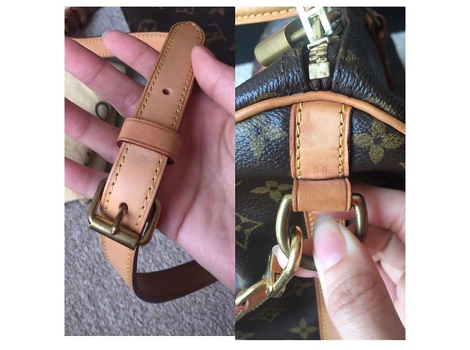 Louis Vuitton Speedy Crossbody Marrone - vista 3