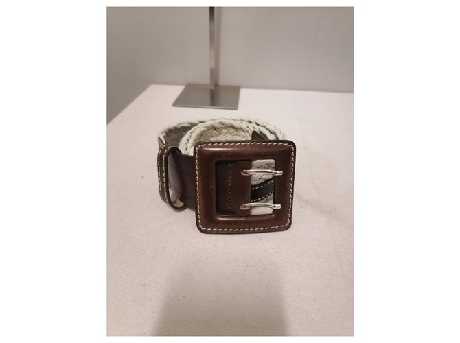 Weekend Max Mara Max Mara Weekend cintura Marrone Bianco - vista 2