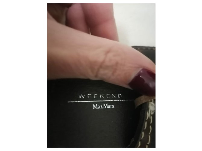 Weekend Max Mara Max Mara Weekend cintura Marrone Bianco - vista 4