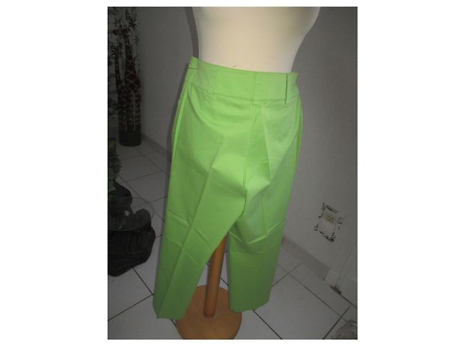 Gerry Weber 7/8 Hose aus Baumwolle Hellgrün - Ansicht 5