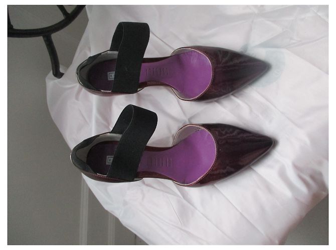 Vic Matié Pumps Pflaume Lackleder 37 - Ansicht 2