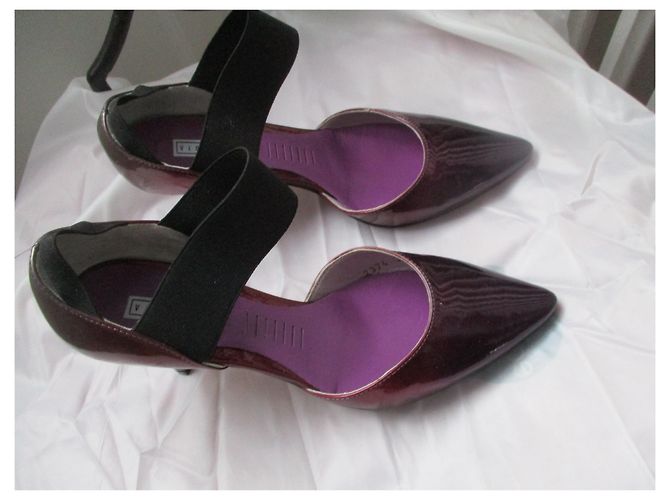 Vic Matié Pumps Pflaume Lackleder 37 - Ansicht 5