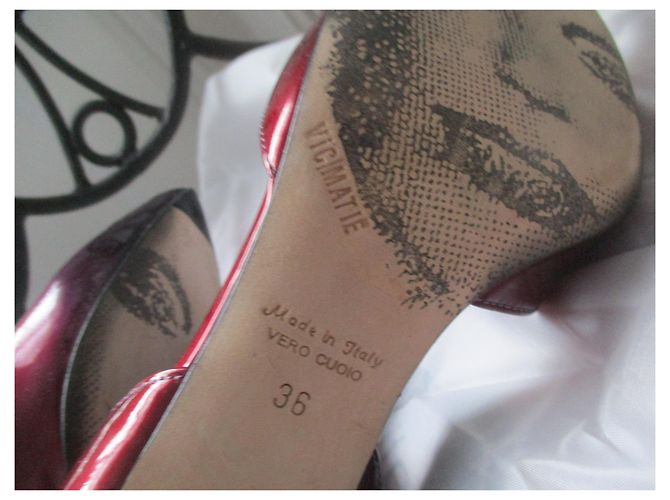 Vic Matié Pumps Pflaume Lackleder 37 - Ansicht 8
