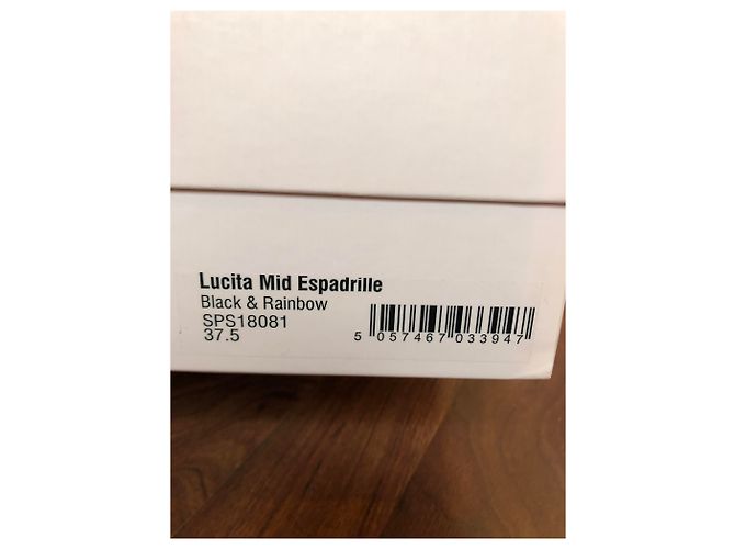 Sophia Webster Espadrillas Lucita nere e multicolori - vista 12