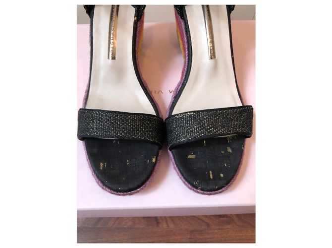 Sophia Webster Espadrillas Lucita nere e multicolori - vista 14