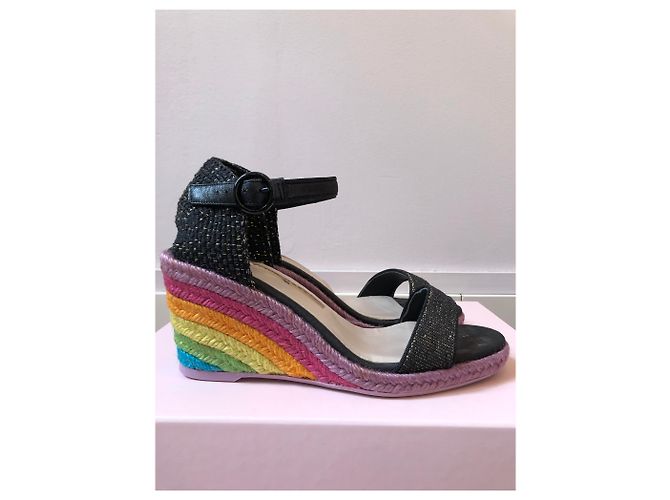 Sophia Webster Espadrillas Lucita nere e multicolori - vista 2