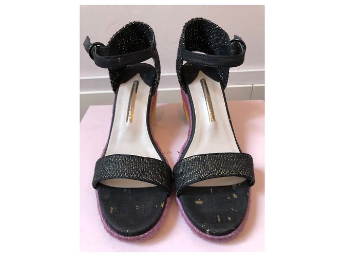 Sophia Webster Espadrillas Lucita nere e multicolori - vista 3