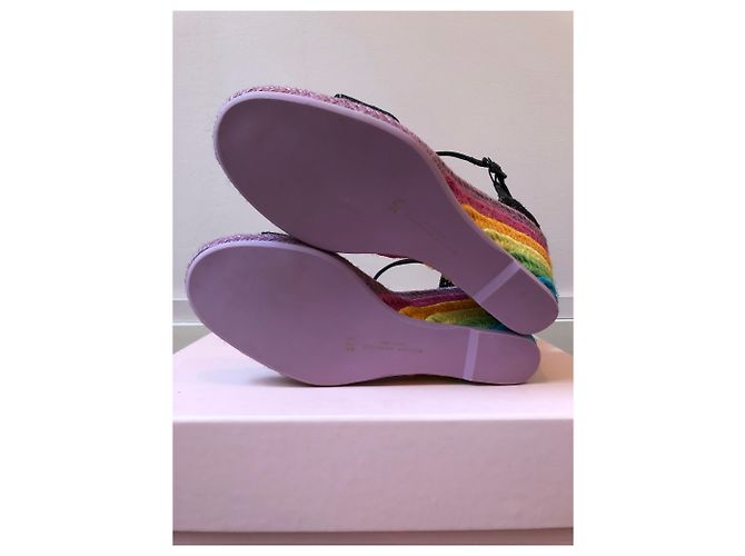 Sophia Webster Espadrillas Lucita nere e multicolori - vista 9