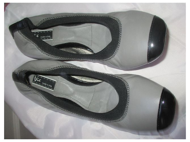 Bailarinas Vic Matié de piel gris - vista 3