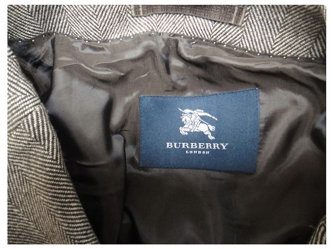 Cappotto Burberry marrone in lana e cashmere 56 - vista 3