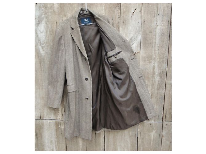 Cappotto Burberry marrone in lana e cashmere 56 - vista 5