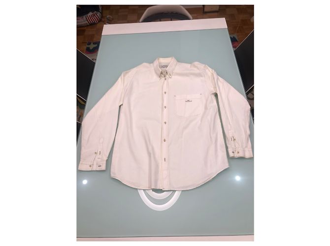 Camicia Armani Jeans Bianca in Cotone a Maniche Lunghe Bianco - vista 5