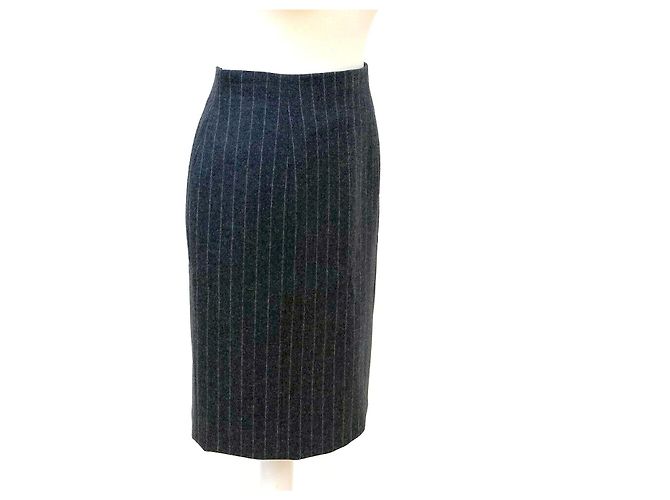 Yves Saint Laurent Falda tubo YSL con raya diplomática - vista 2
