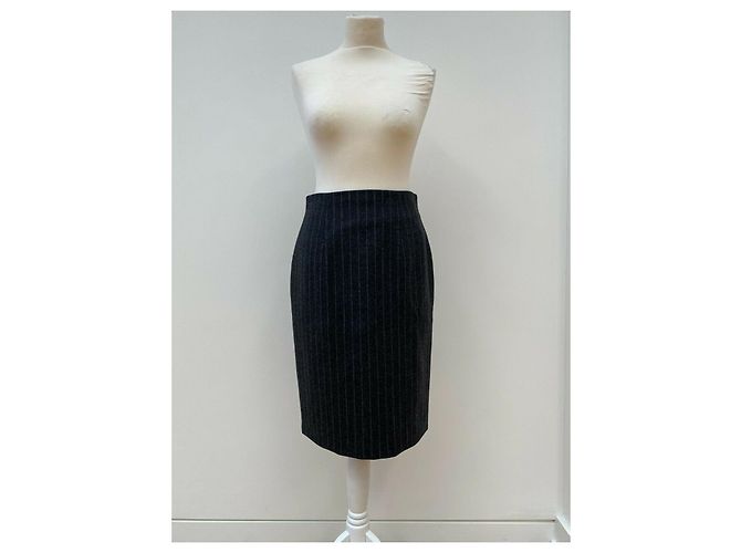 Yves Saint Laurent Falda tubo YSL con raya diplomática - vista 5