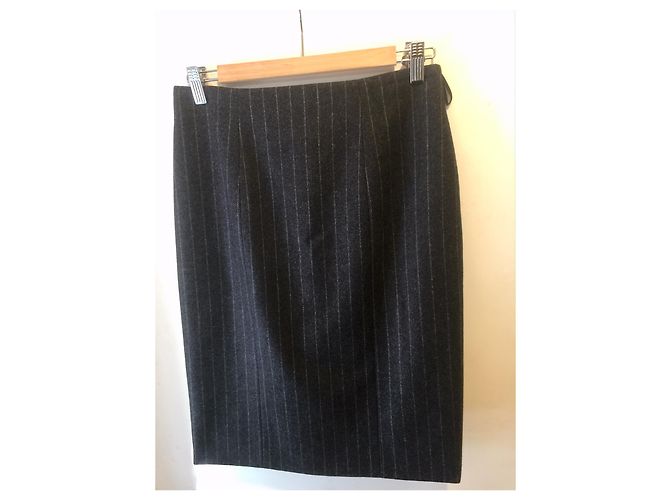 Yves Saint Laurent Falda tubo YSL con raya diplomática - vista 7