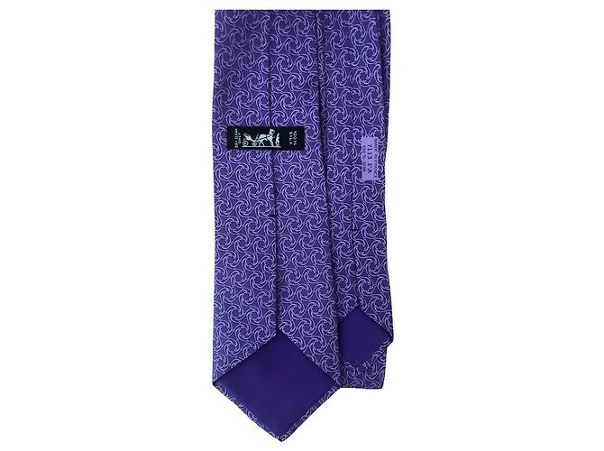 Hermès Hermes Violet Tie Purple - view 3