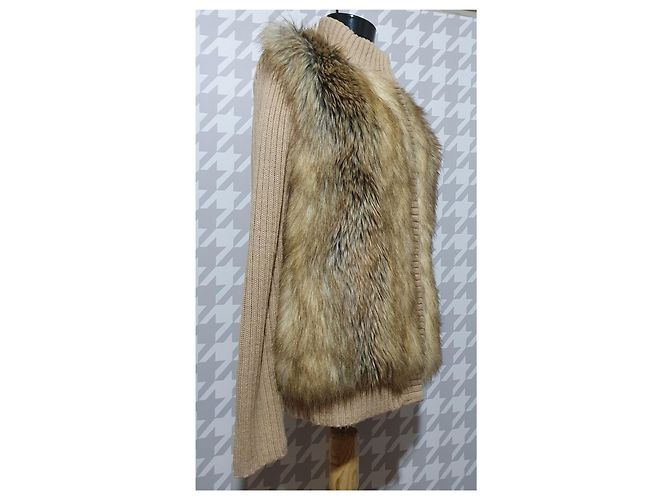 Cárdigan Michael Kors Camel Oscuro Multicolor - vista 2