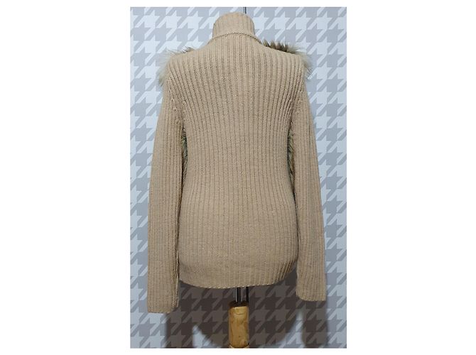 Cárdigan Michael Kors Camel Oscuro Multicolor - vista 3