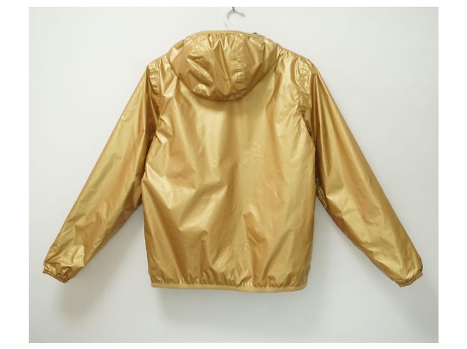 K-Way Daft Punk Preto Dourado Bordeaux - vista 3