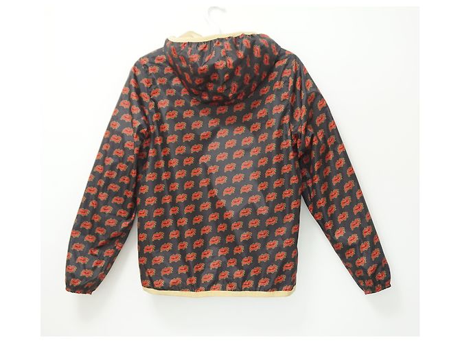 K-Way Daft Punk Preto Dourado Bordeaux - vista 6