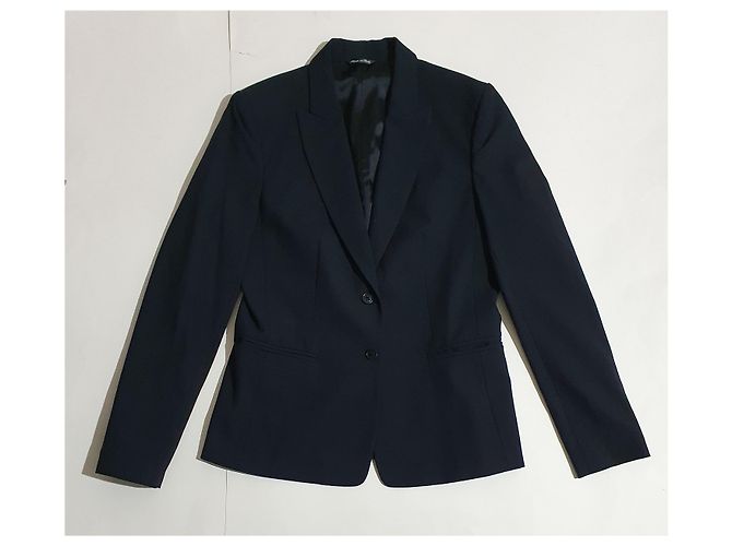 Blazer Tod's Blu Navy in Lana - vista 4