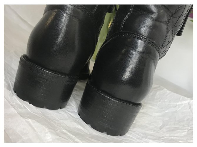 Chanel Stivali da combattimento iconici Nero - vista 8