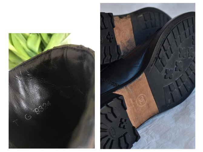 Chanel Stivali da combattimento iconici Nero - vista 9