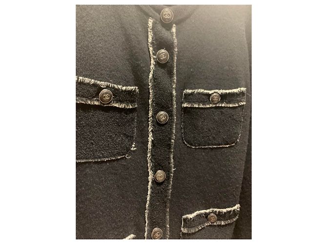 Cambon Chanel Casaco Preto - vista 5