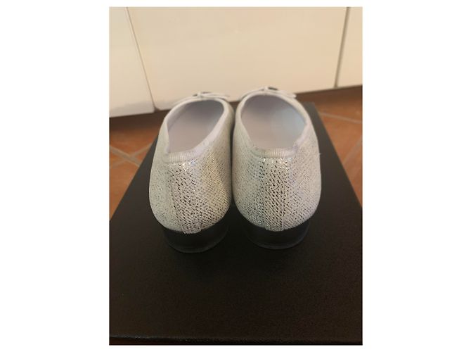 Cambon Chanel Ballerinas Silber - Ansicht 4