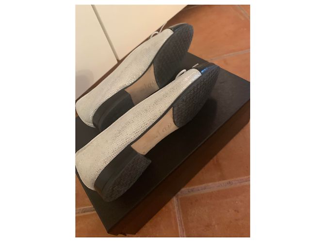 Cambon Chanel Ballerinas Silber - Ansicht 5