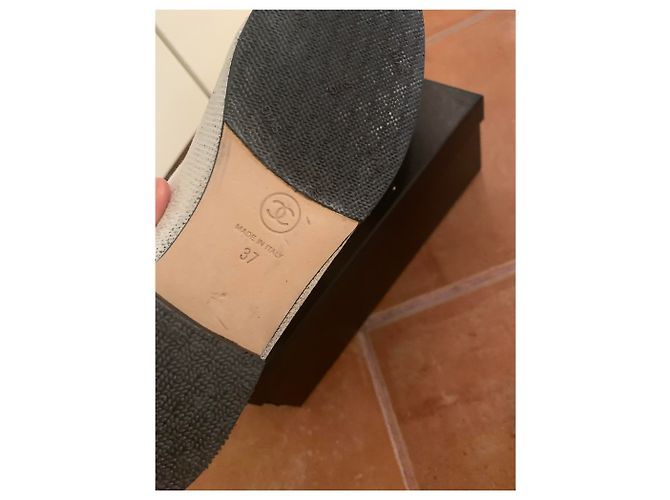 Cambon Chanel Ballerinas Silber - Ansicht 6