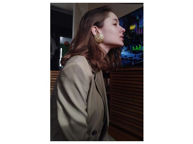 Collar Yves Saint Laurent dorado Robert Goossens - vista 2