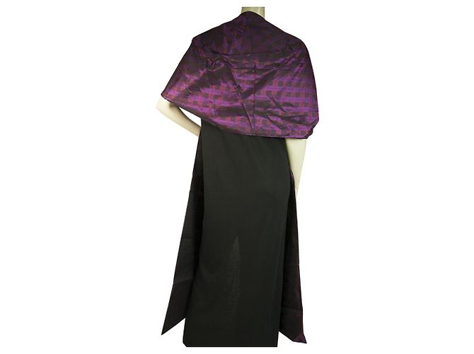 Capa asimétrica Vivienne Westwood Abel de jacquard de seda morada Púrpura - vista 2