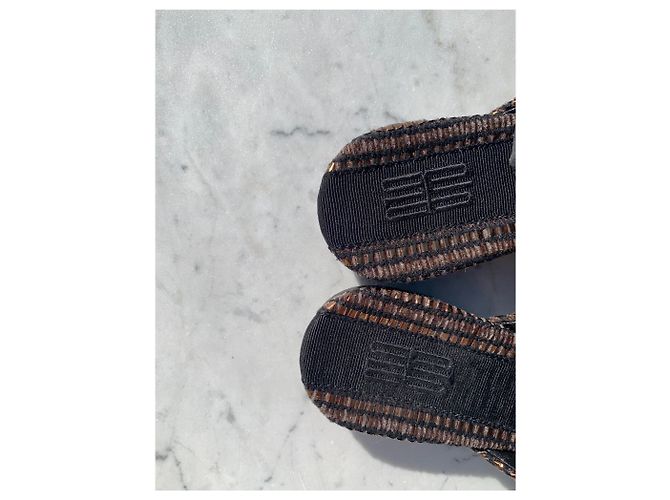 SANAYI 313 ballerine Marrone Bronzo - vista 3