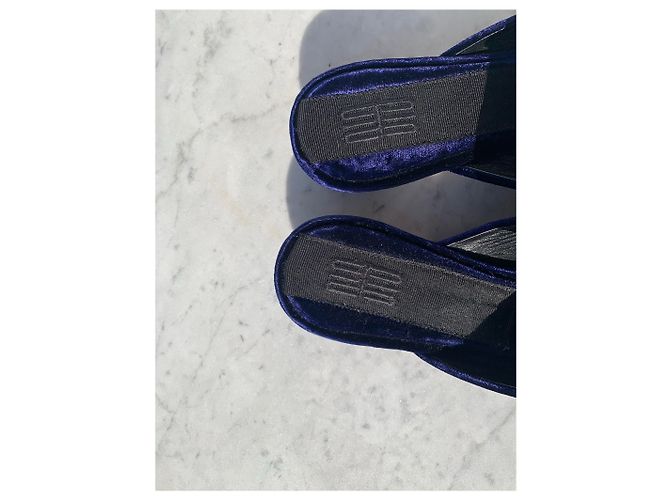 Ballerine SANAYI 313 in velluto blu Taglia 36 - vista 2