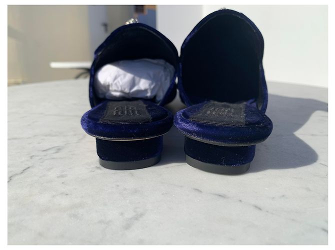 Ballerine SANAYI 313 in velluto blu Taglia 36 - vista 3
