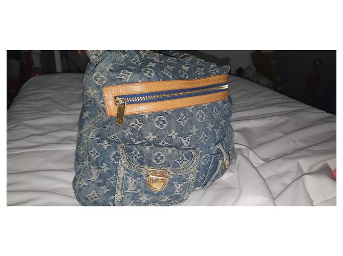 louis vuitton Denim Baggy pm blu - vista 3