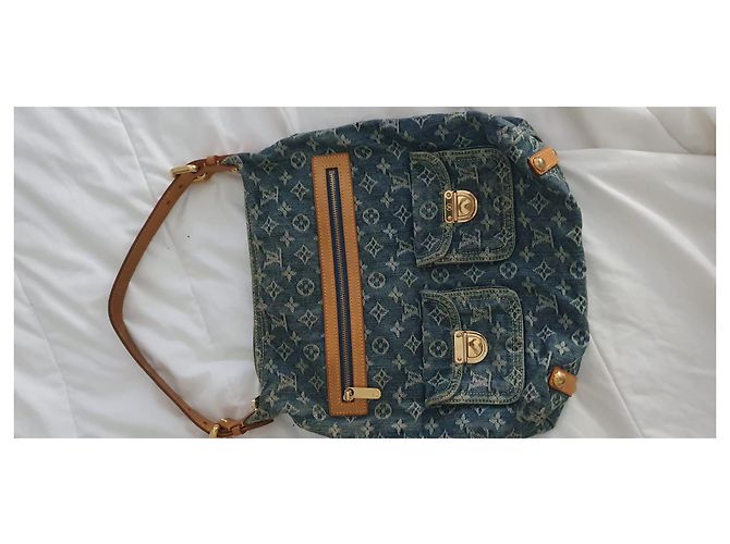 louis vuitton Denim Baggy pm blu - vista 5