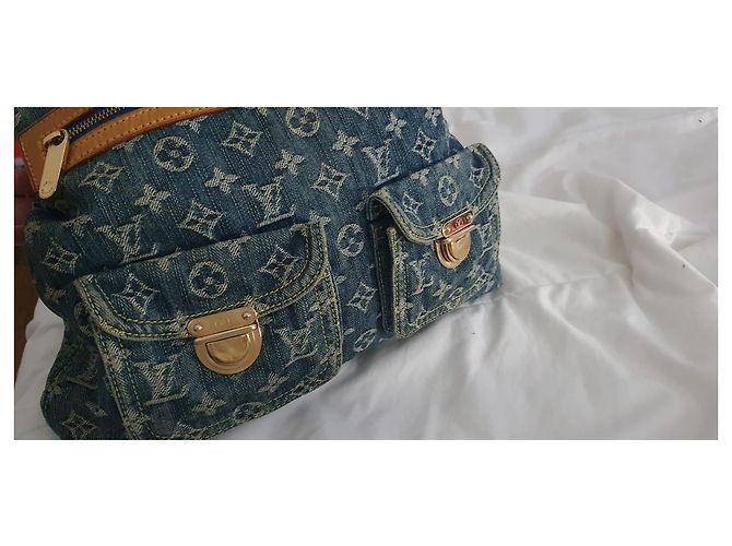 louis vuitton Denim Baggy pm blu - vista 6