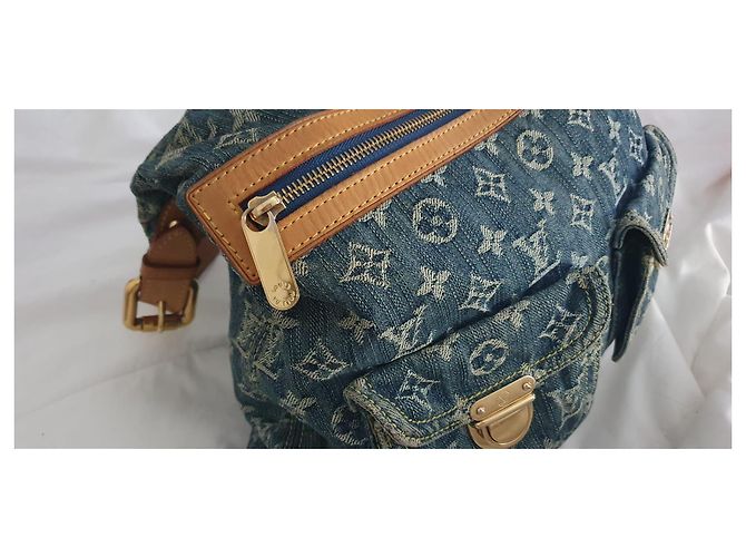 louis vuitton Denim Baggy pm blu - vista 7