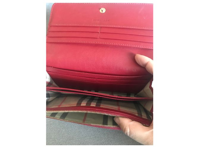 Cartera de piel burberry - vista 4
