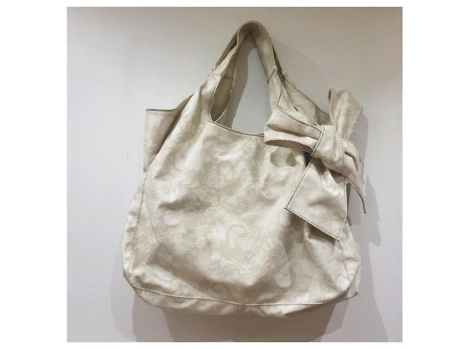 Valentino Garavani borsa stile hobo Beige - vista 2