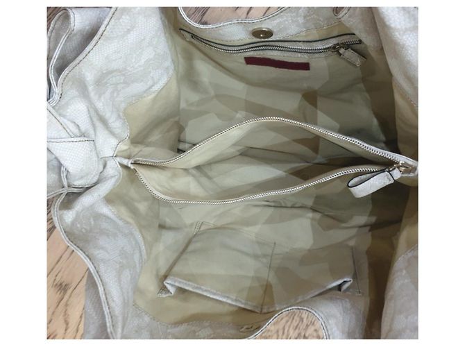 Valentino Garavani borsa stile hobo Beige - vista 5