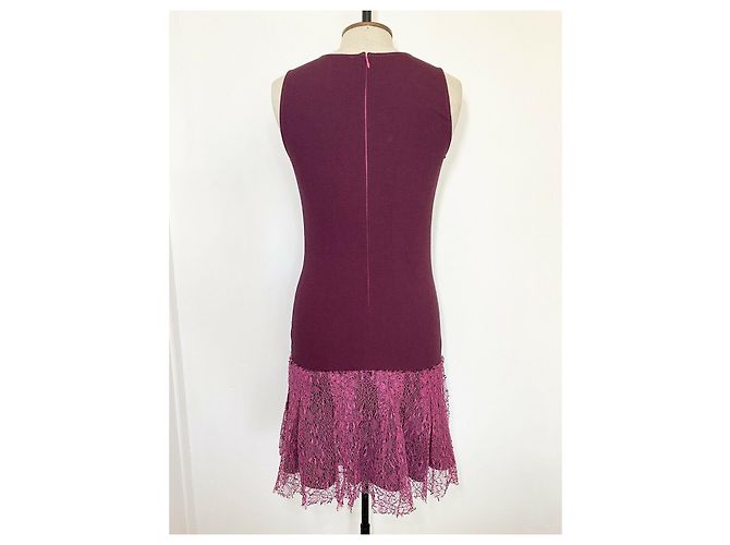 Ermanno Scervino Kleid mit Spitzenüberrock Pink Lila - Ansicht 2
