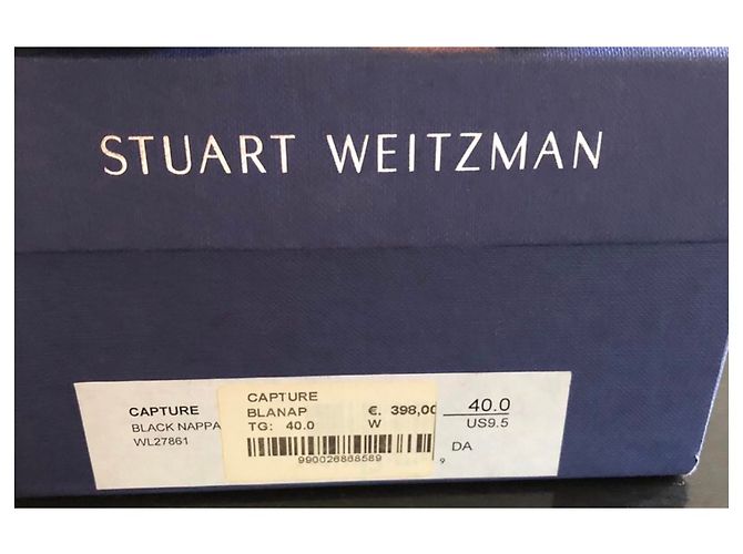 Stuart Weitzman Capture Bailarinas de piel negra 40 Negro - vista 3