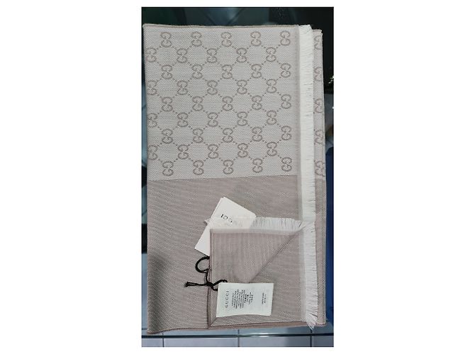 bufanda beige Gucci - vista 6