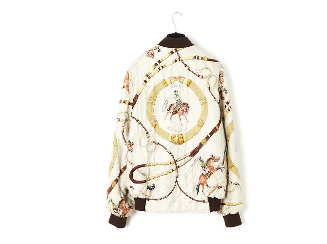 Hermès PAMPA CUADRADO OVERSIZE Crudo - vista 3