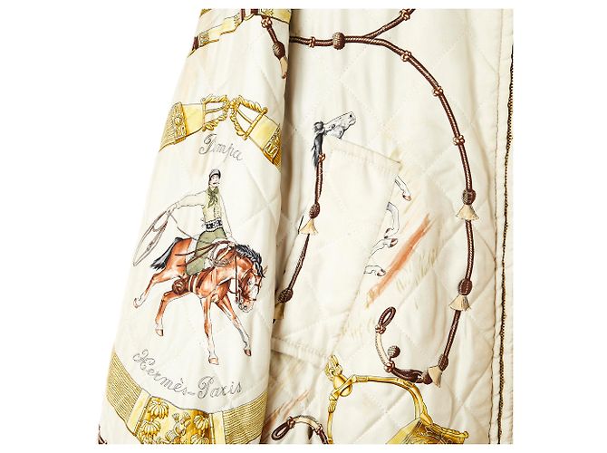 Hermès PAMPA CUADRADO OVERSIZE Crudo - vista 5