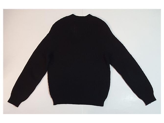 Versace Black Wool V-neck Sweater - view 5