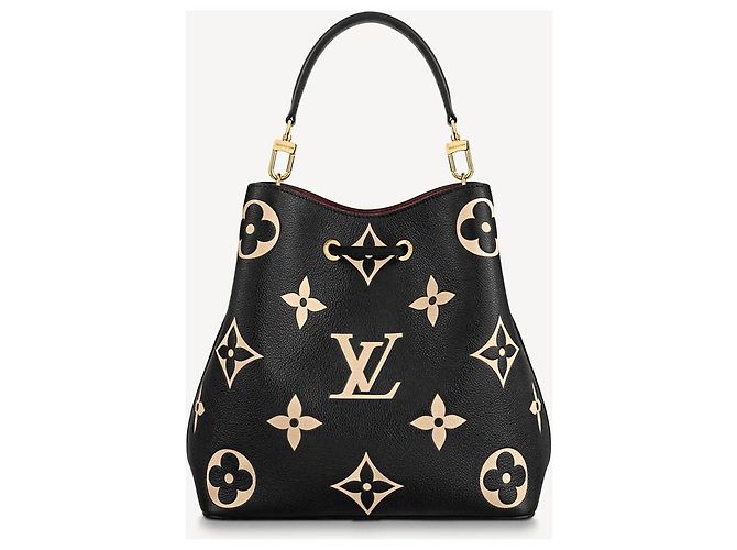 Borsa a mano Louis Vuitton Neonoe in pelle nera Nero - vista 4